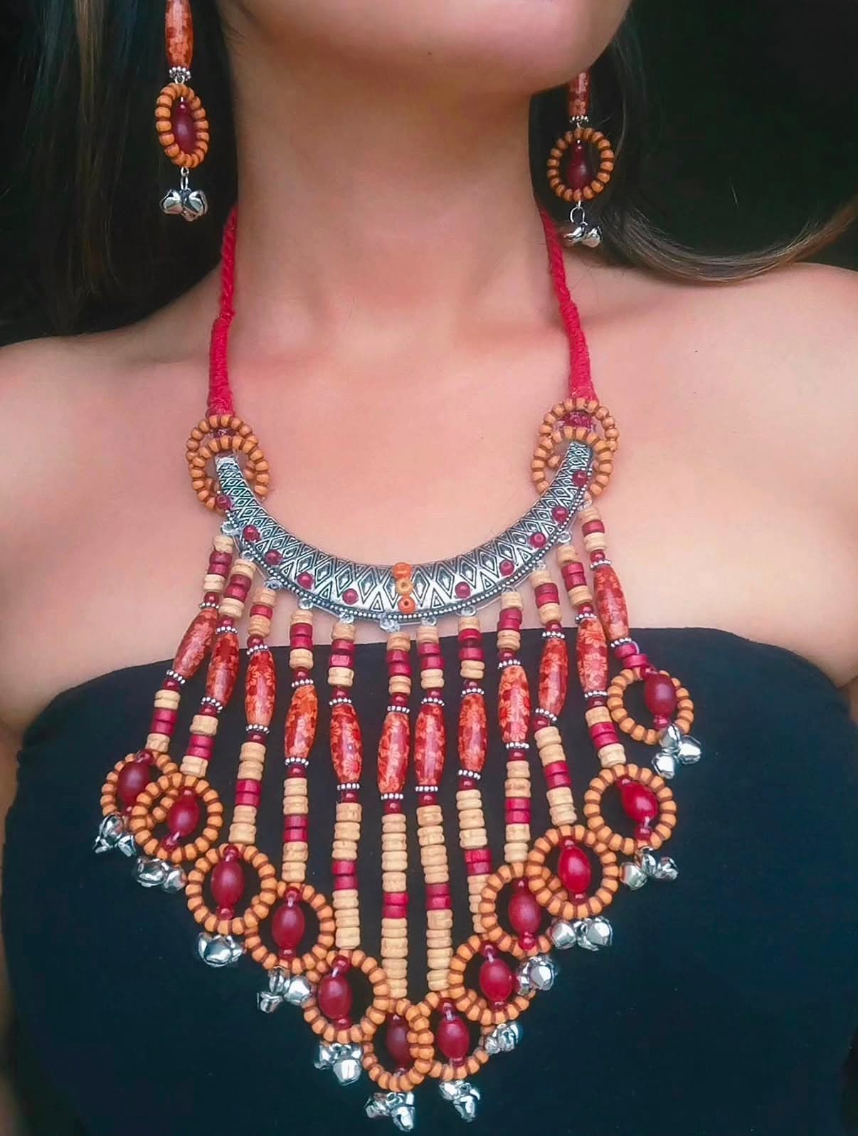 Rajwadi wooden beads Hasli