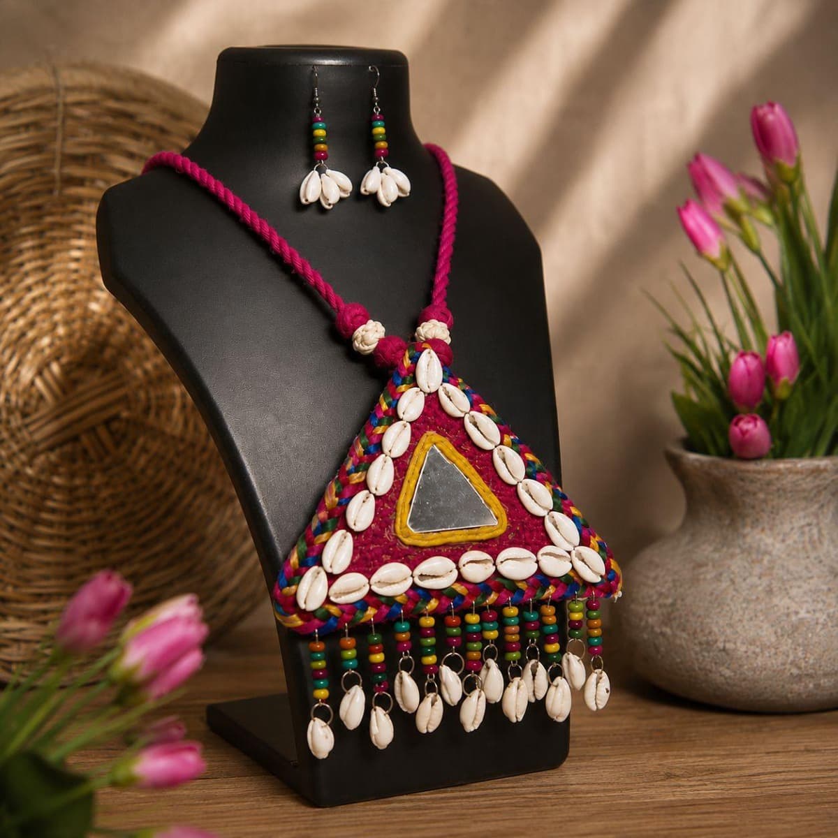Pink Gamthi Necklace