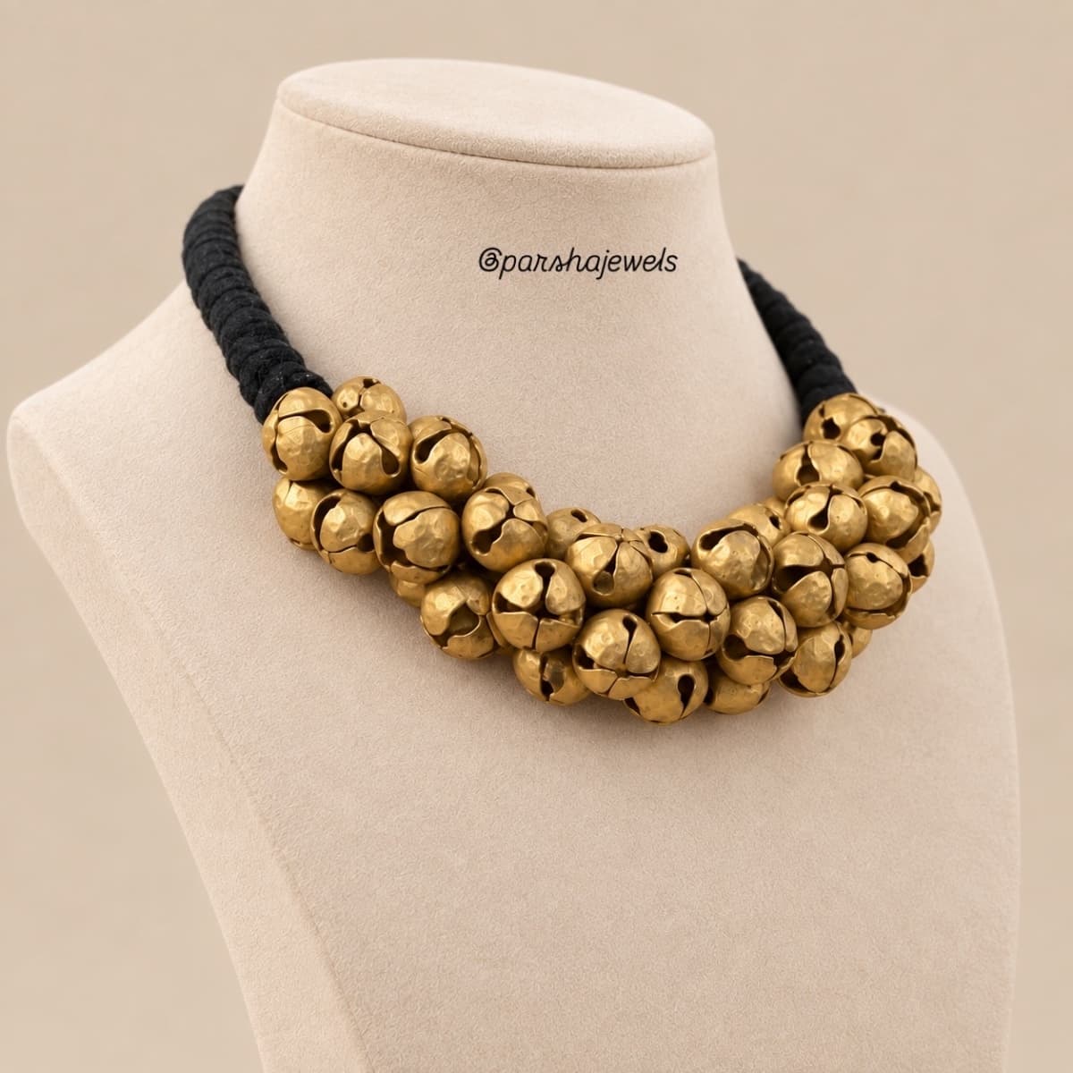 Original brass ghungharoo choker